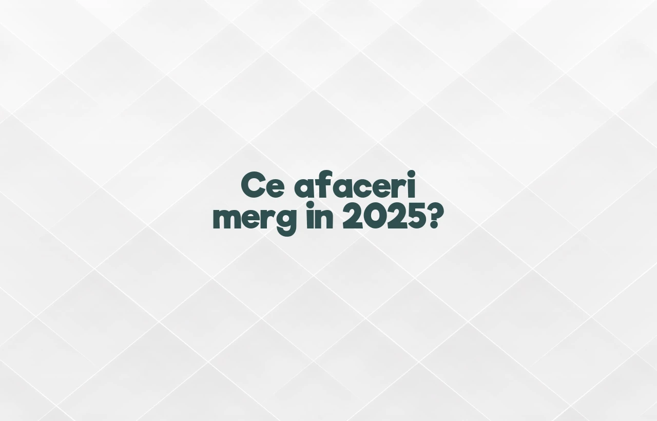 ce afaceri merg in 2025