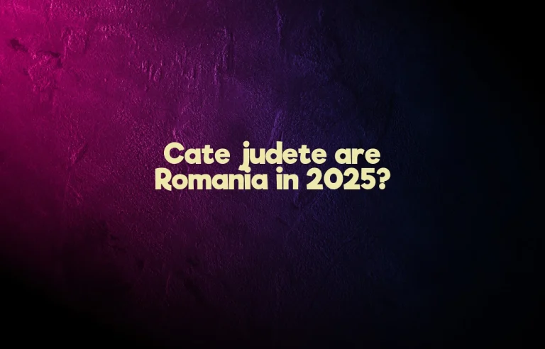 cate judete are romania 2025