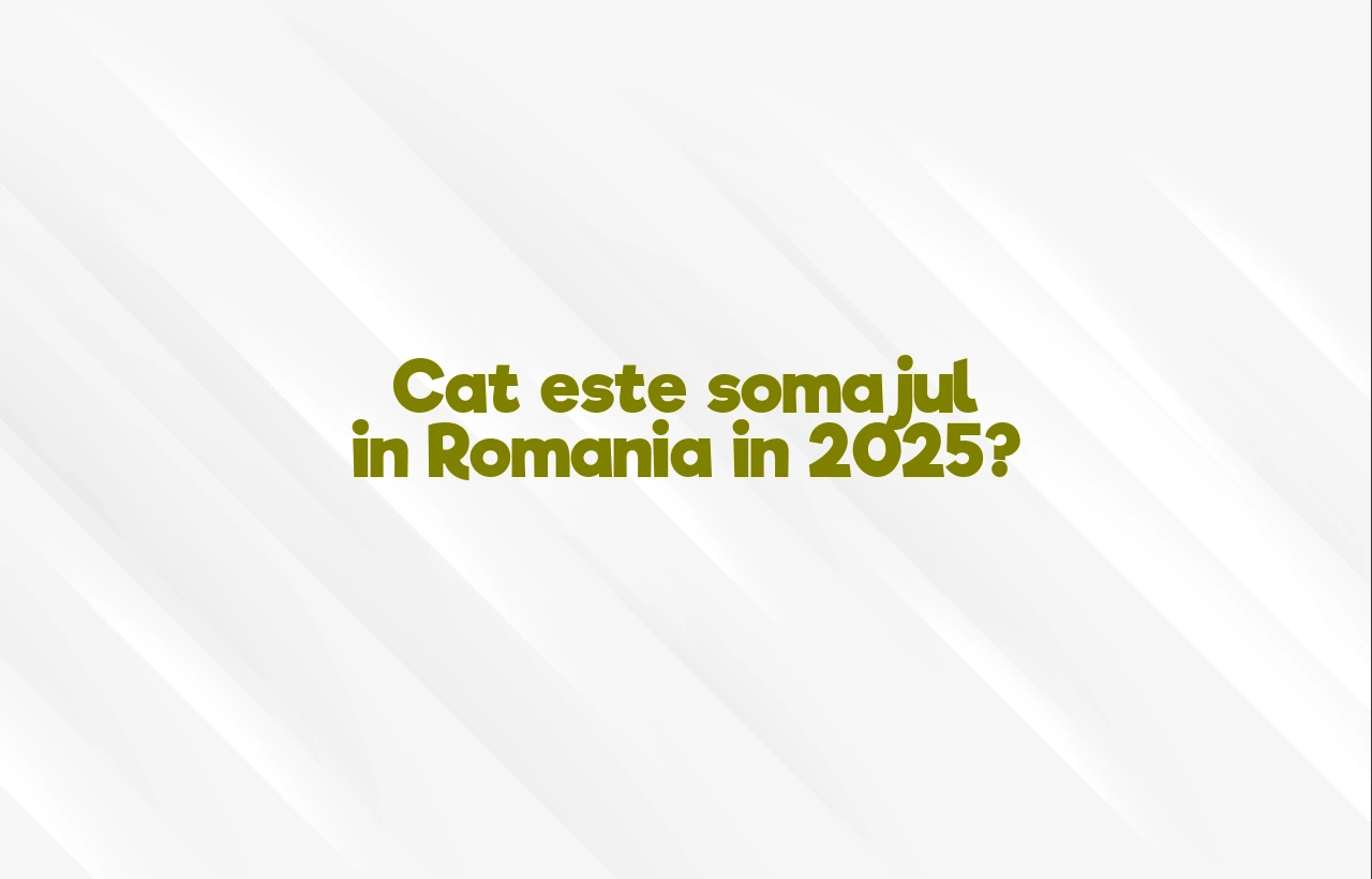 cat e somajul in romania 2025