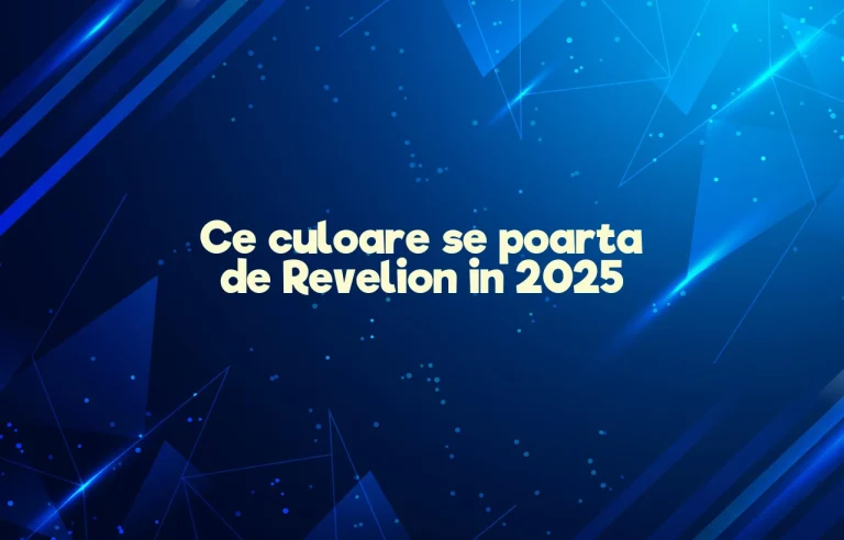 ce culoare se poarta de revelion 2025